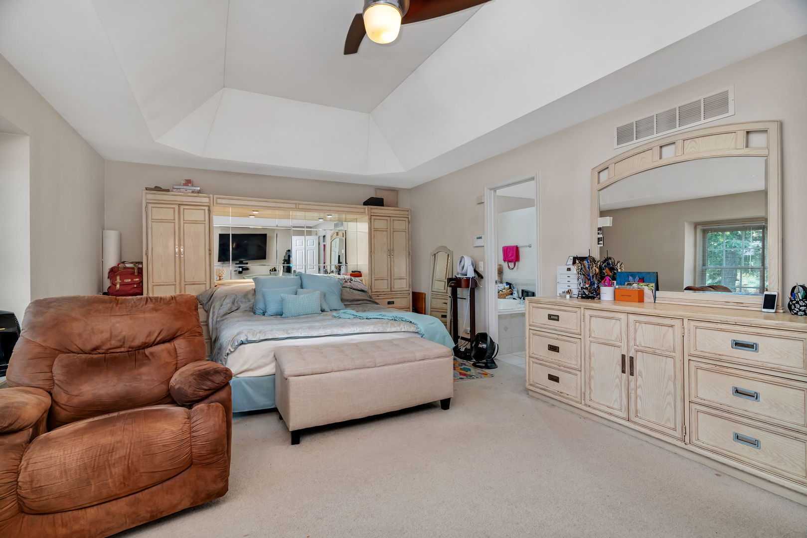 745 Feather Sound Drive Bolingbrook, IL 60440 - Photo 22 of 38 a bed room with furniture and a mirror