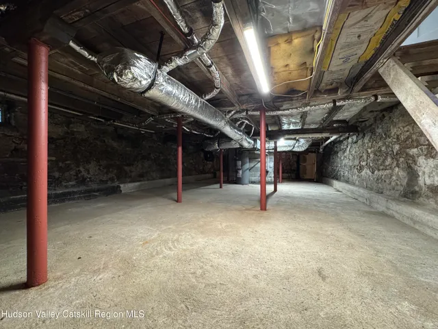 a view of a room with an empty space