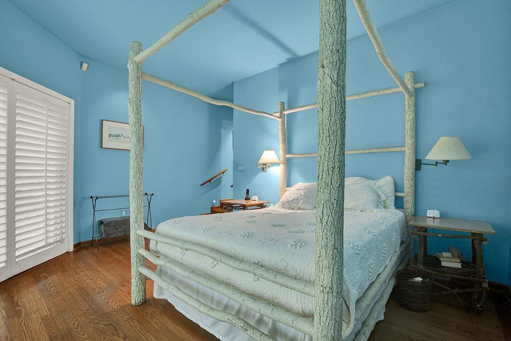 114 Forelle Lane Ligonier, PA 15658 - Photo 21 of 43 a bedroom with a bed and a lamp on the dresser