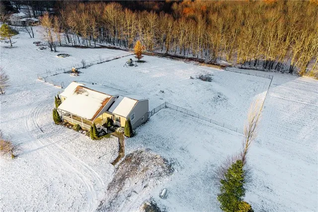a view of outdoor space with seating area