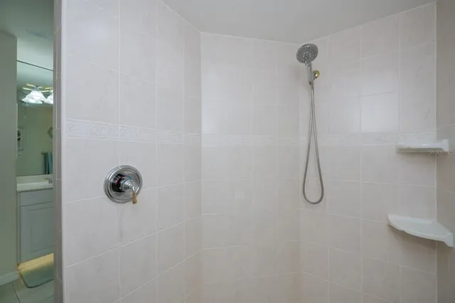 a view of a livingroom with furniture and a fireplace