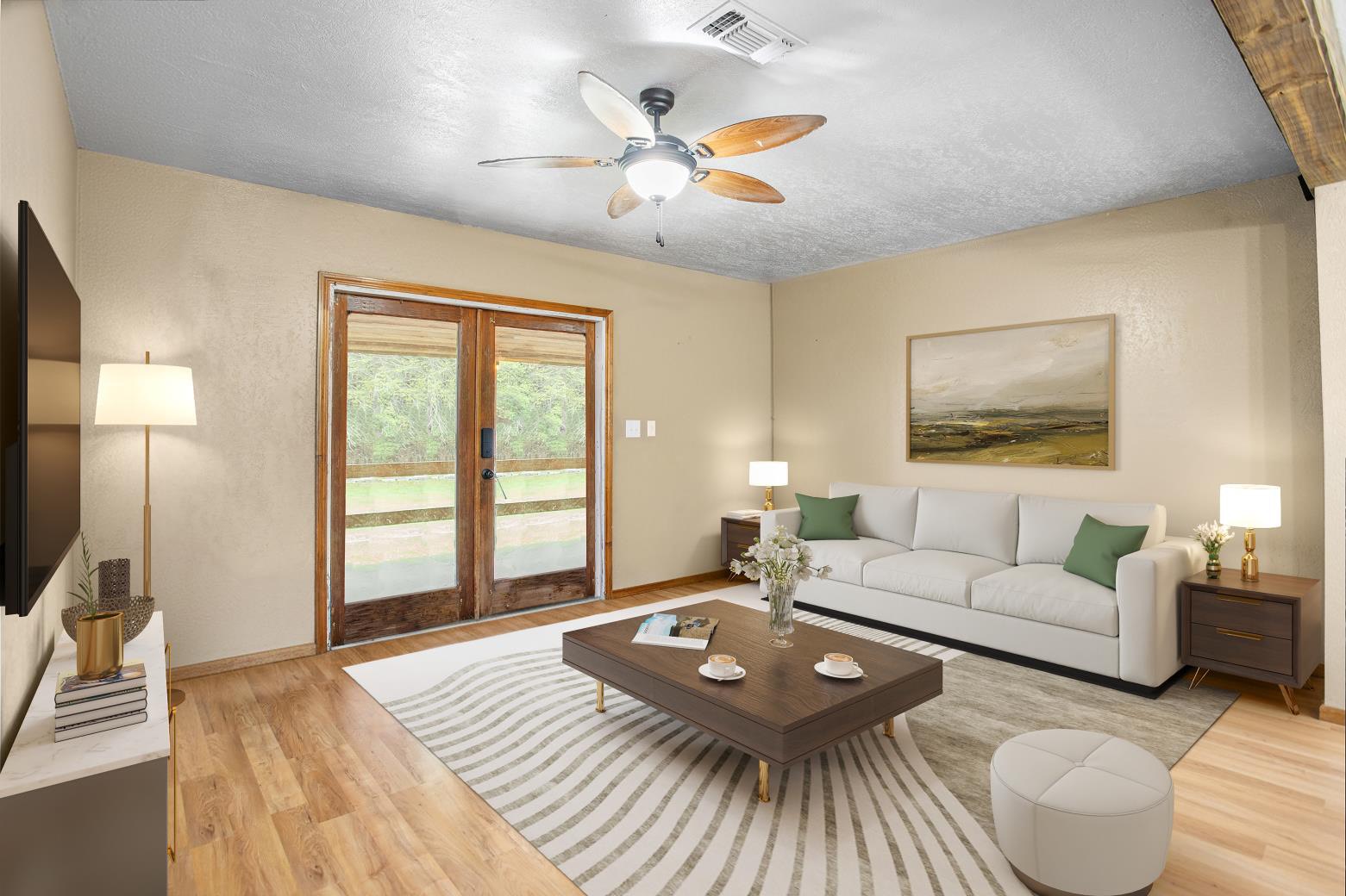 991 Herman Nerren Road Huntington, TX 75949 - Photo 2 of 23 a living room with furniture and a large window
