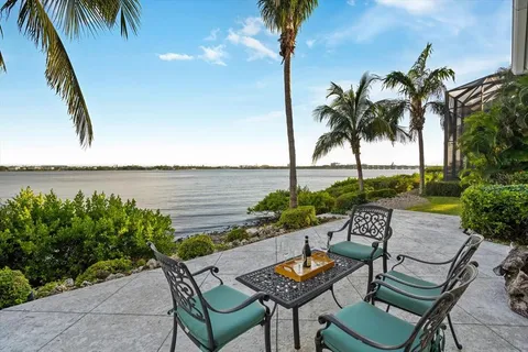 a view of a city with ocean view