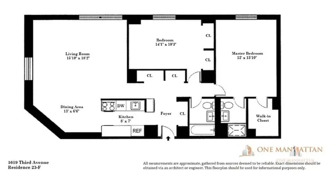 $1,200,000 | 1619 3rd Avenue, Unit 23F | Upper East Side