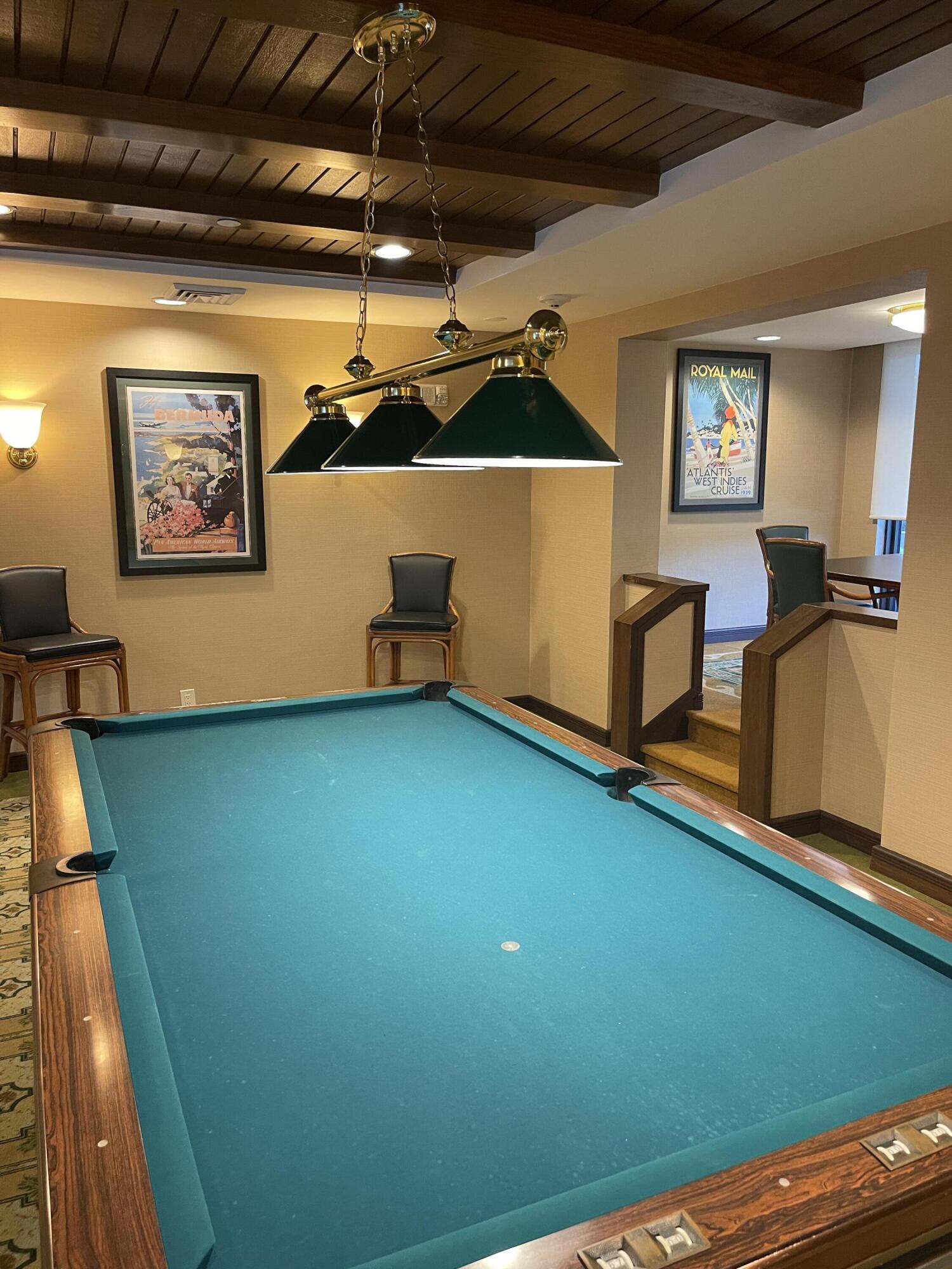 2001 North Ocean Boulevard, Unit 301 Boca Raton, FL 33431 - Photo 33 of 41 Billiard Room