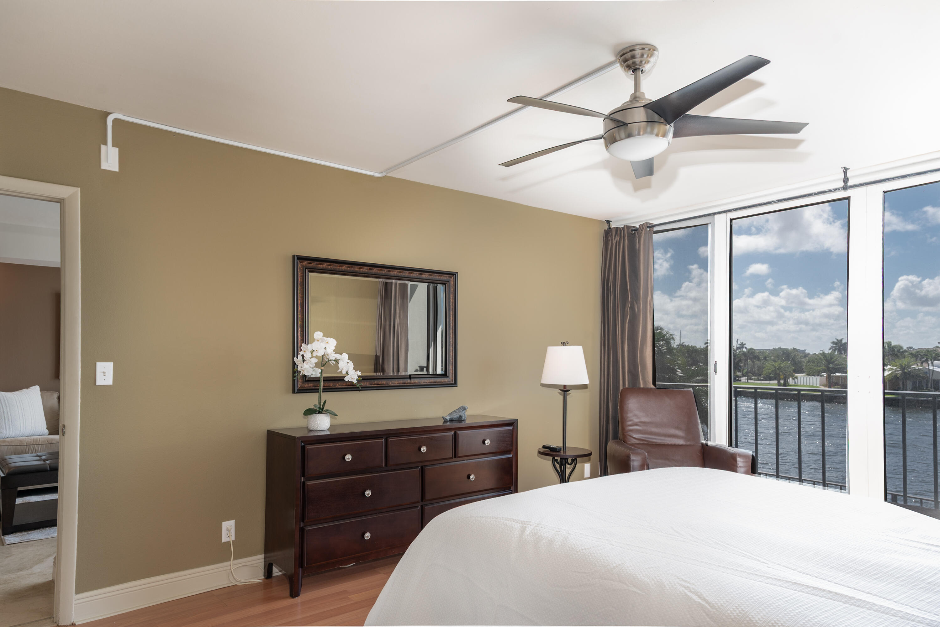 521 North Riverside Drive, Unit 208 Pompano Beach, FL 33062 - Photo 12 of 50 Floor to Ceiling Sliding Doors