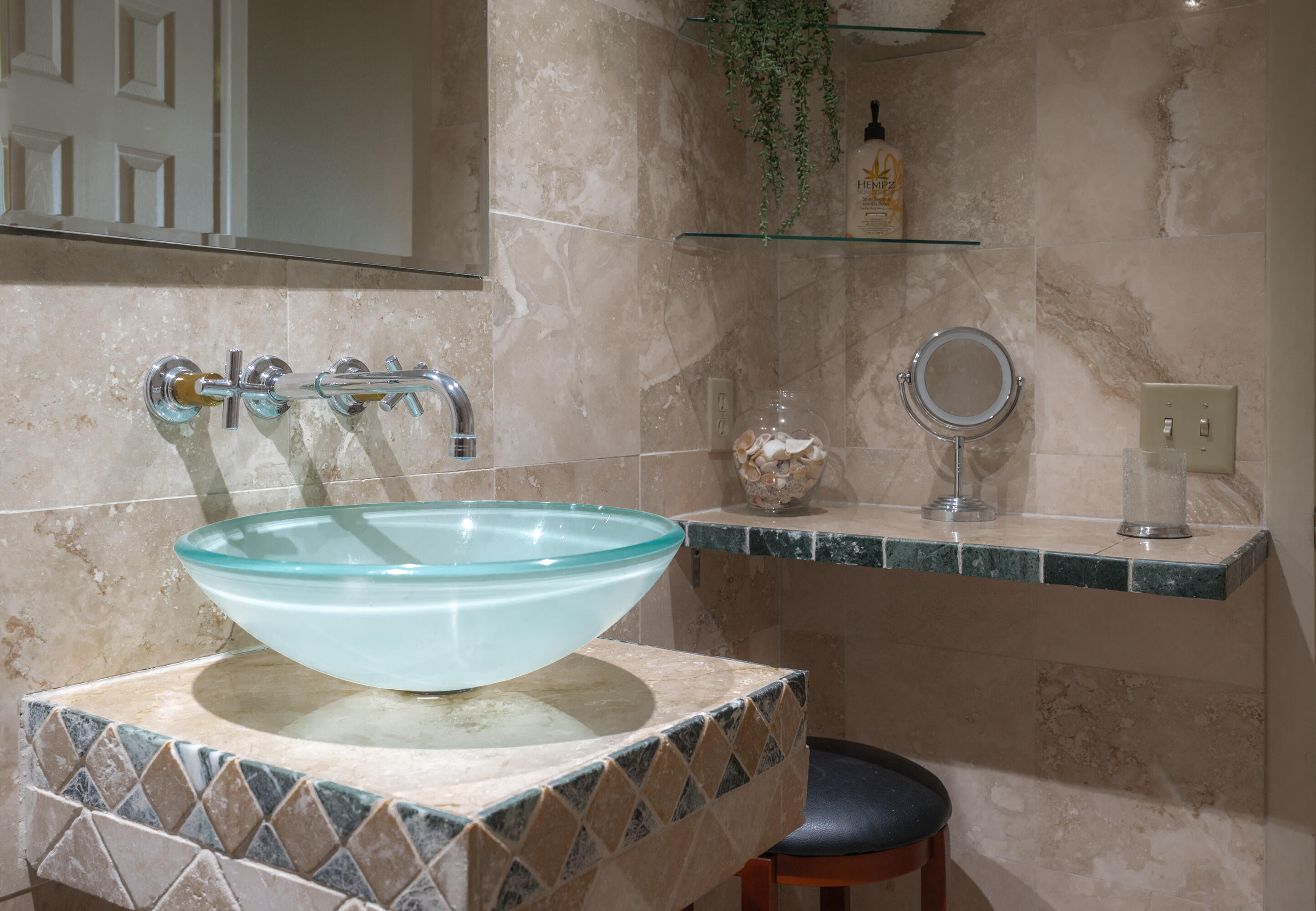 521 North Riverside Drive, Unit 208 Pompano Beach, FL 33062 - Photo 13 of 50 Custom Master Bath