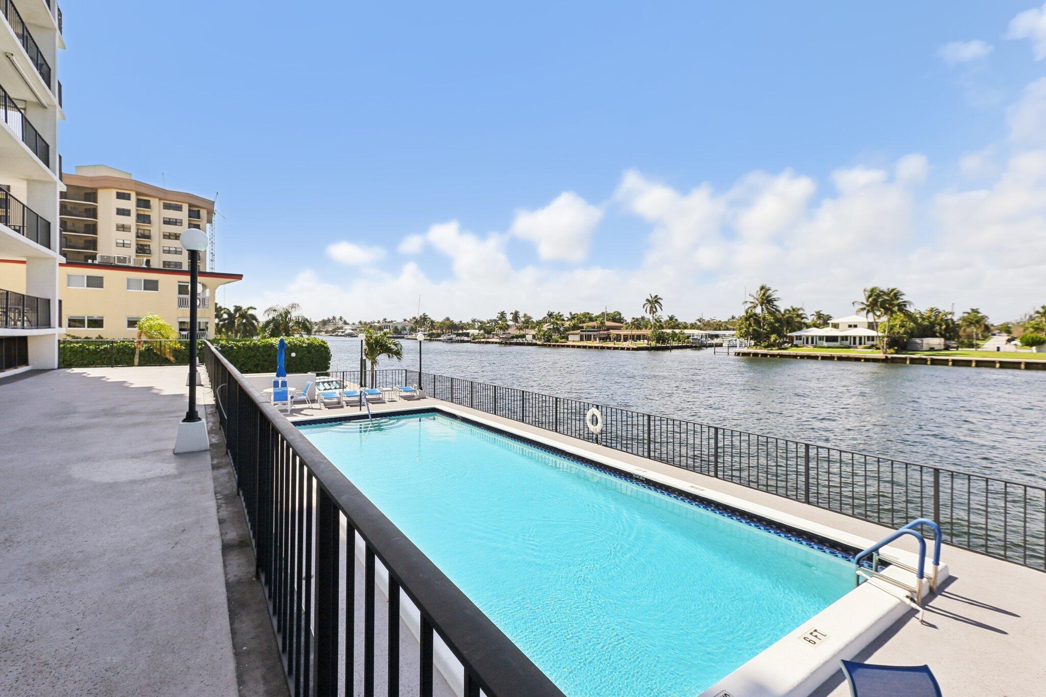 521 North Riverside Drive, Unit 208 Pompano Beach, FL 33062 - Photo 38 of 50 Waterway Side Pool