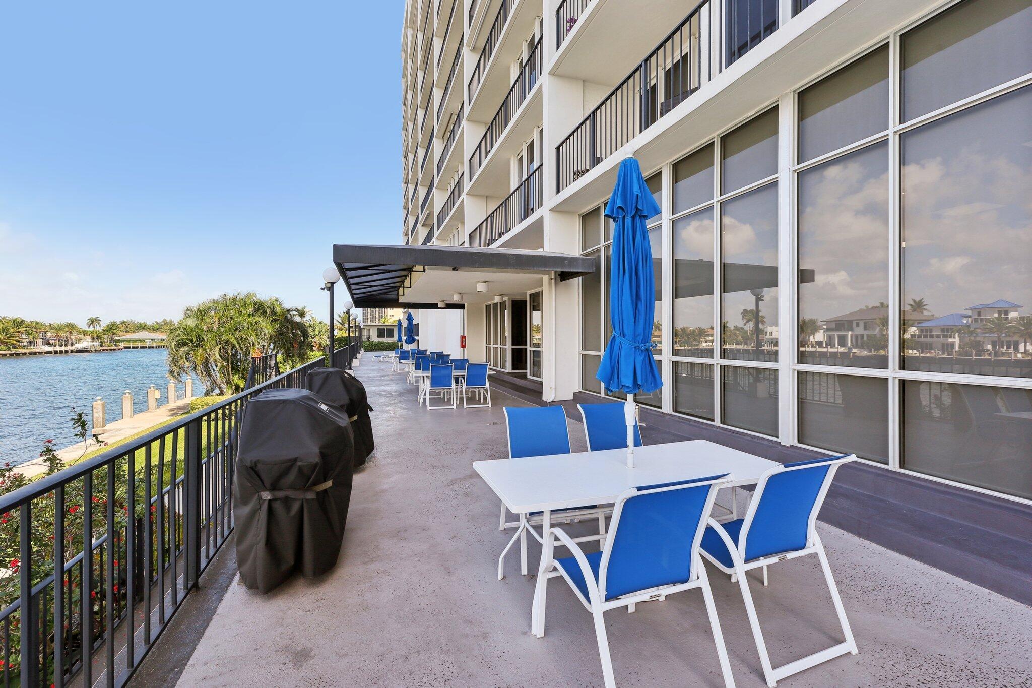 521 North Riverside Drive, Unit 208 Pompano Beach, FL 33062 - Photo 39 of 50 BBQ &Launging areaB