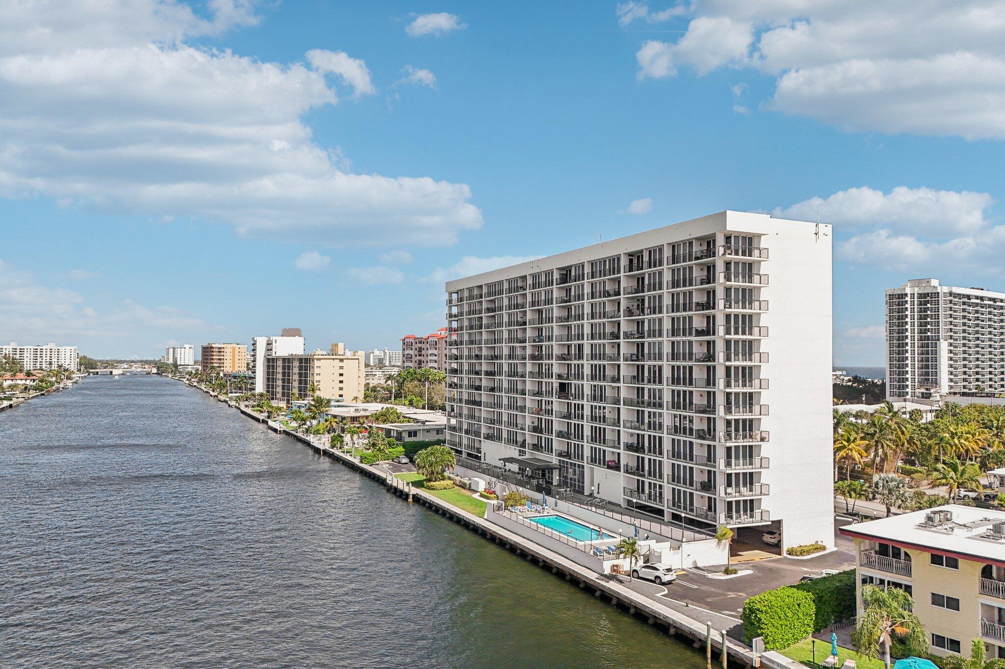 521 North Riverside Drive, Unit 208 Pompano Beach, FL 33062 - Photo 44 of 50 Intracoastal to the North