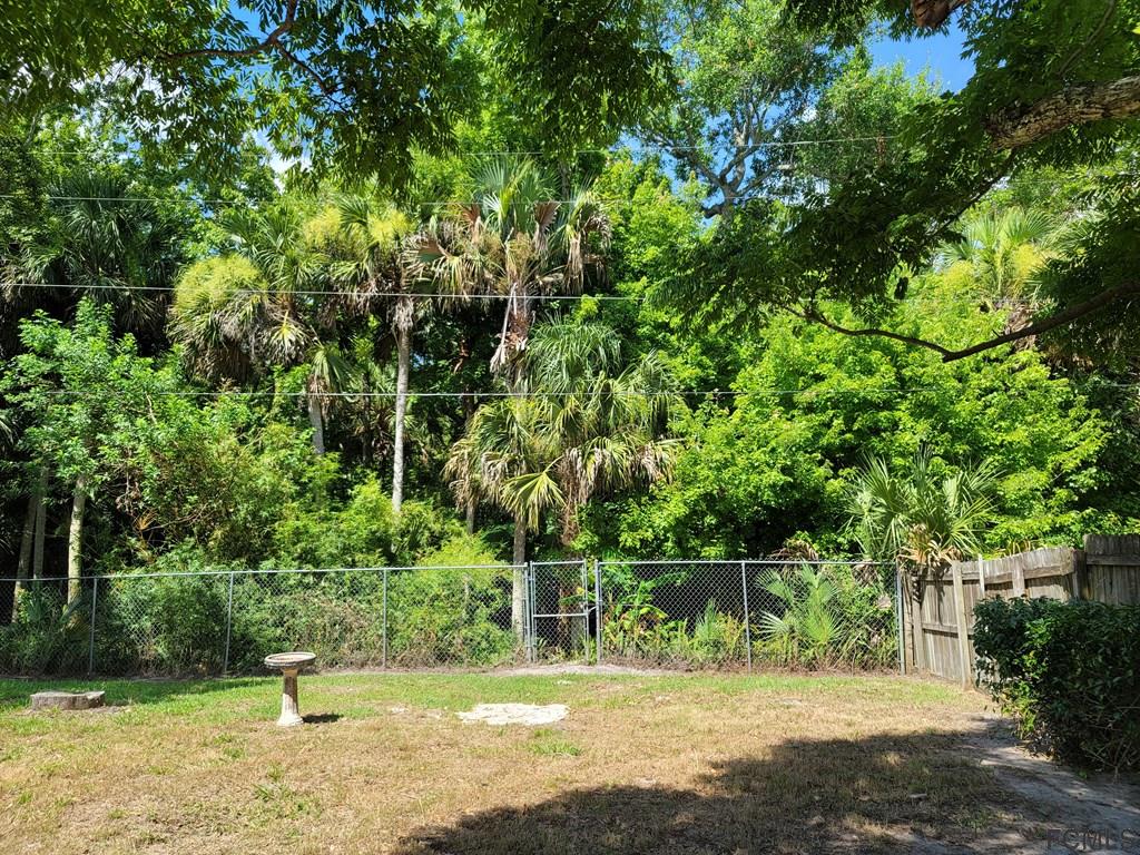736 Lindenwood Circle Ormond Beach, FL 32174 - Photo 54 of 56 a view of a yard with plants and trees