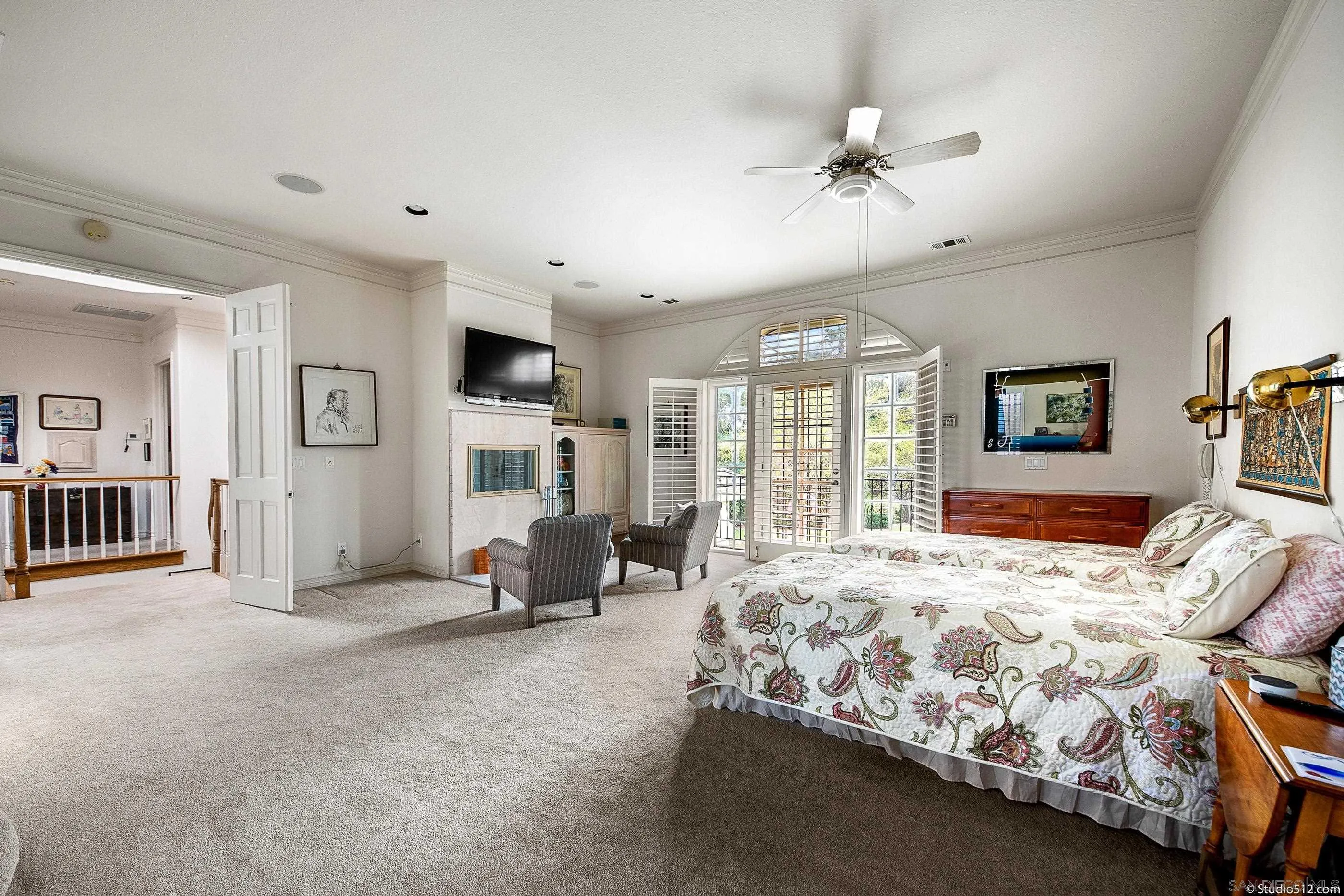 28398 Alamar Road Valley Center, CA 92082 - Photo 16 of 41 a bed room with a bed and a chair