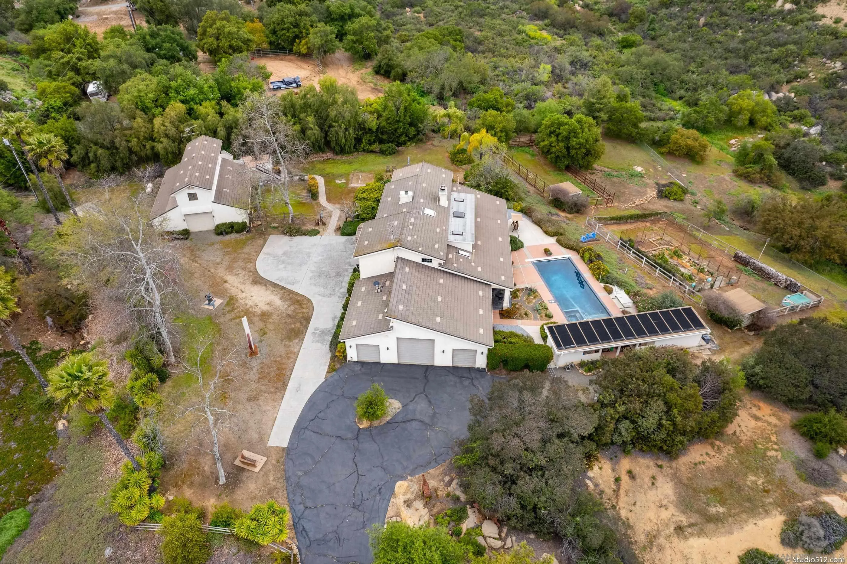 28398 Alamar Road Valley Center, CA 92082 - Photo 2 of 41 an aerial view of residential houses with outdoor space