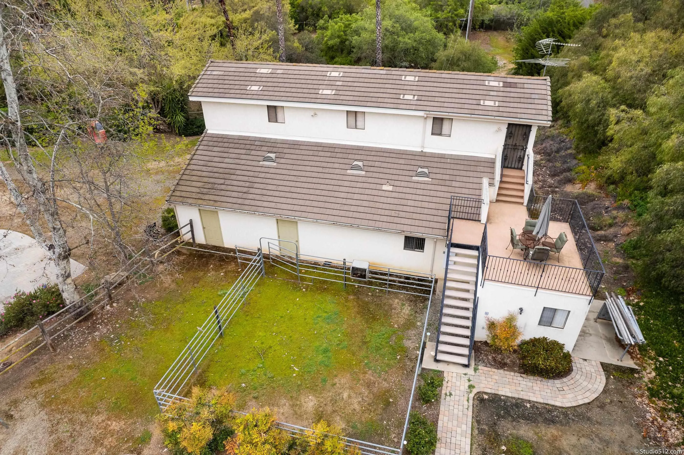 28398 Alamar Road Valley Center, CA 92082 - Photo 41 of 41 a aerial view of a house with swimming pool and large trees