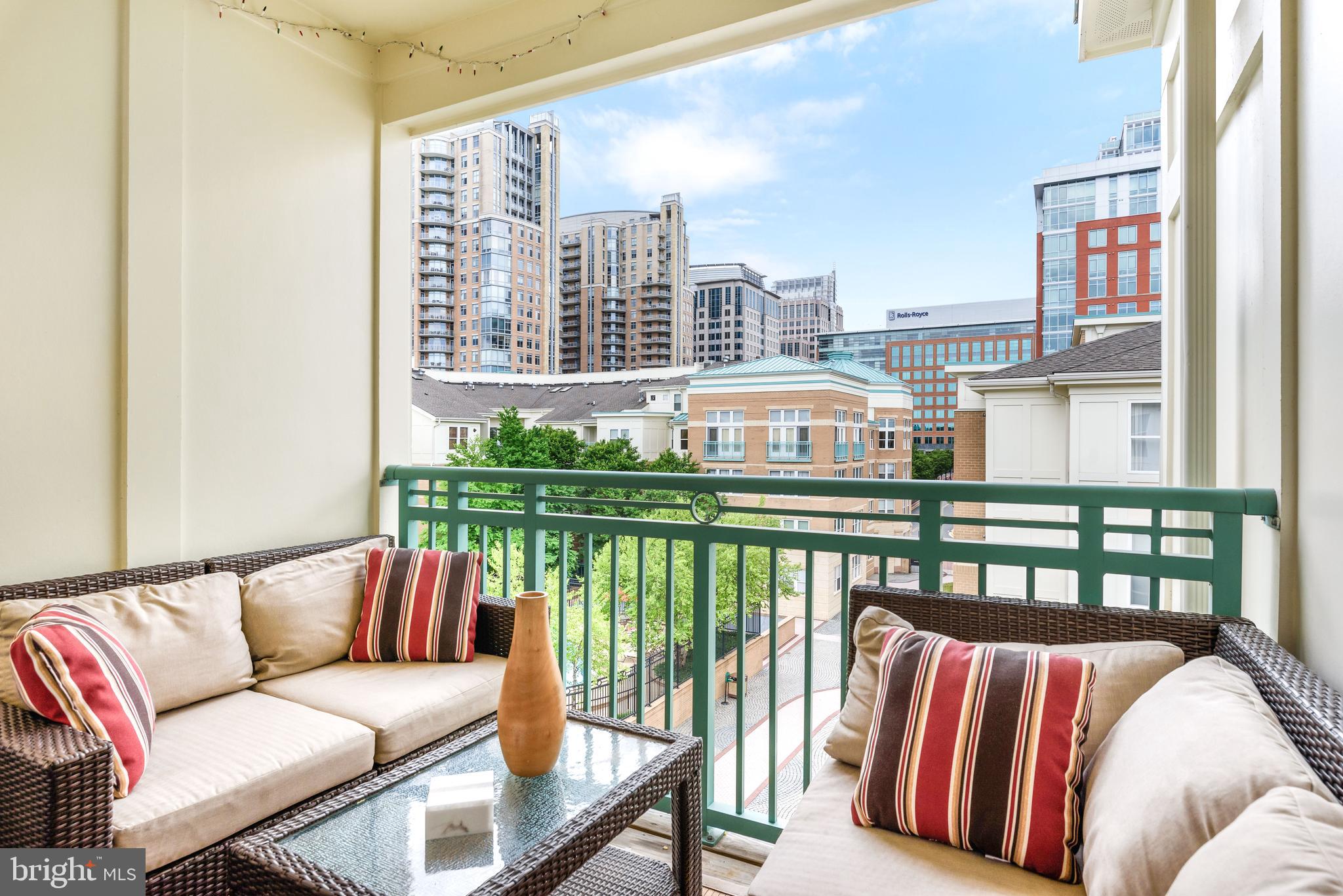 12001 Market Street, Unit 436 Reston, VA 20190 - Photo 12 of 28 Private balcony with great views!