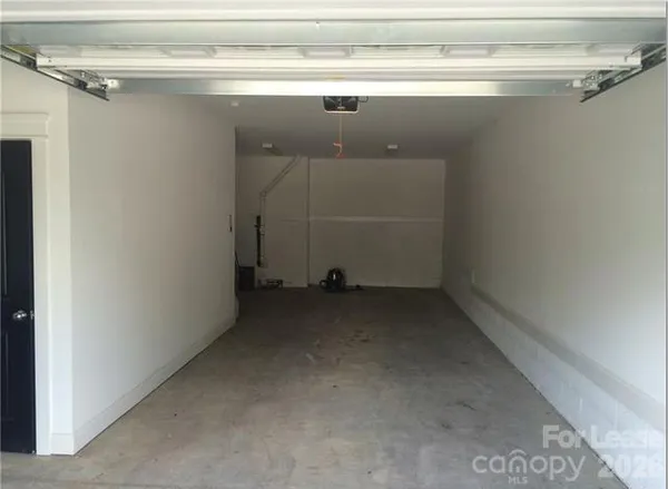 a view of a garage