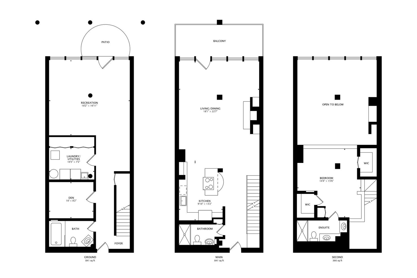 1000 West Washington Boulevard, Unit 130 Chicago, IL 60607 - Photo 44 of 47 a picture of a floor plan