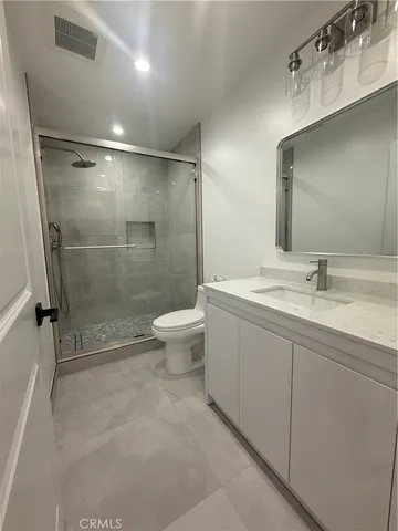 a view of car parked in garage