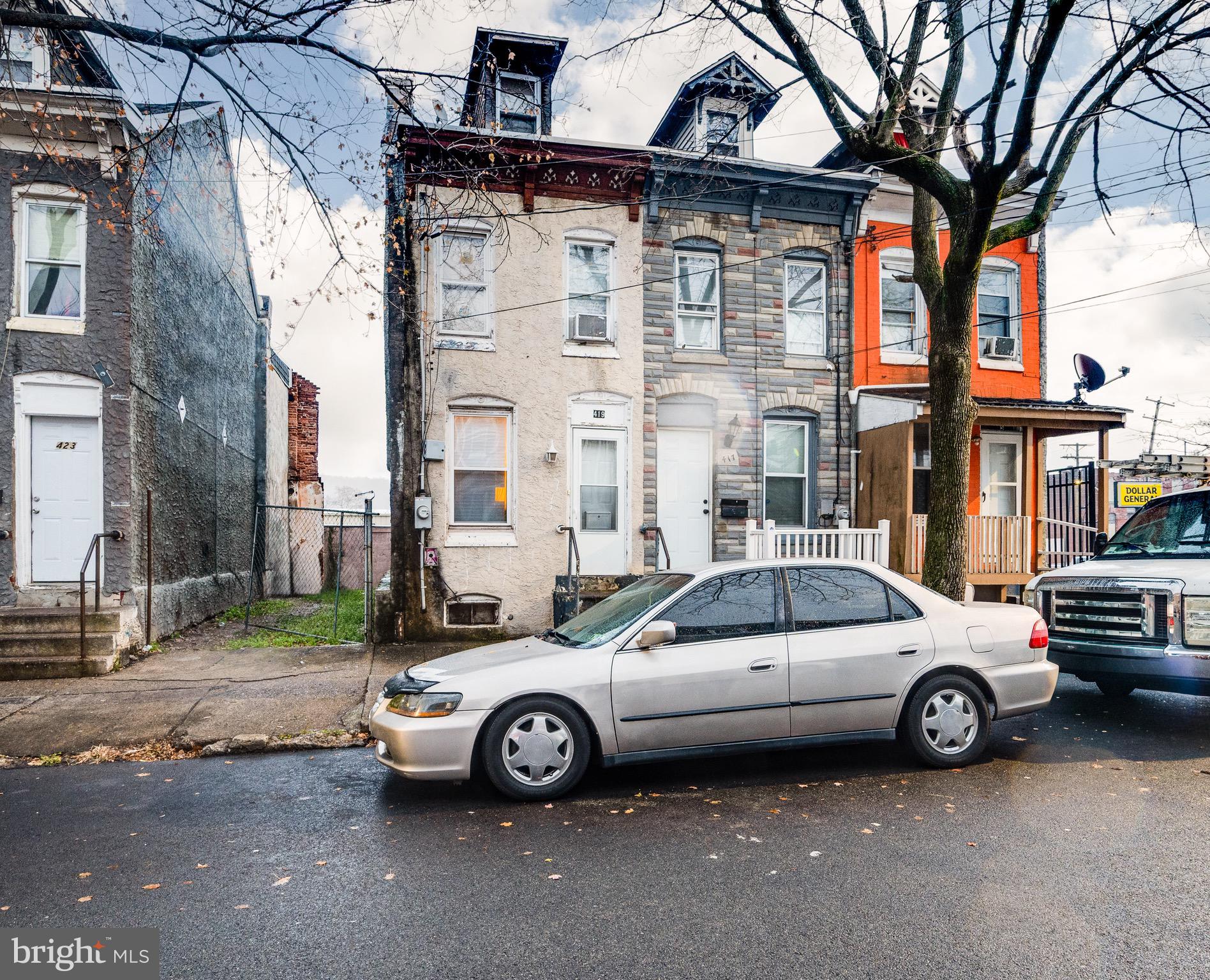 419 North 2nd Street Reading, PA 19601 - Photo 5 of 34 a view of a car parked in front of a house
