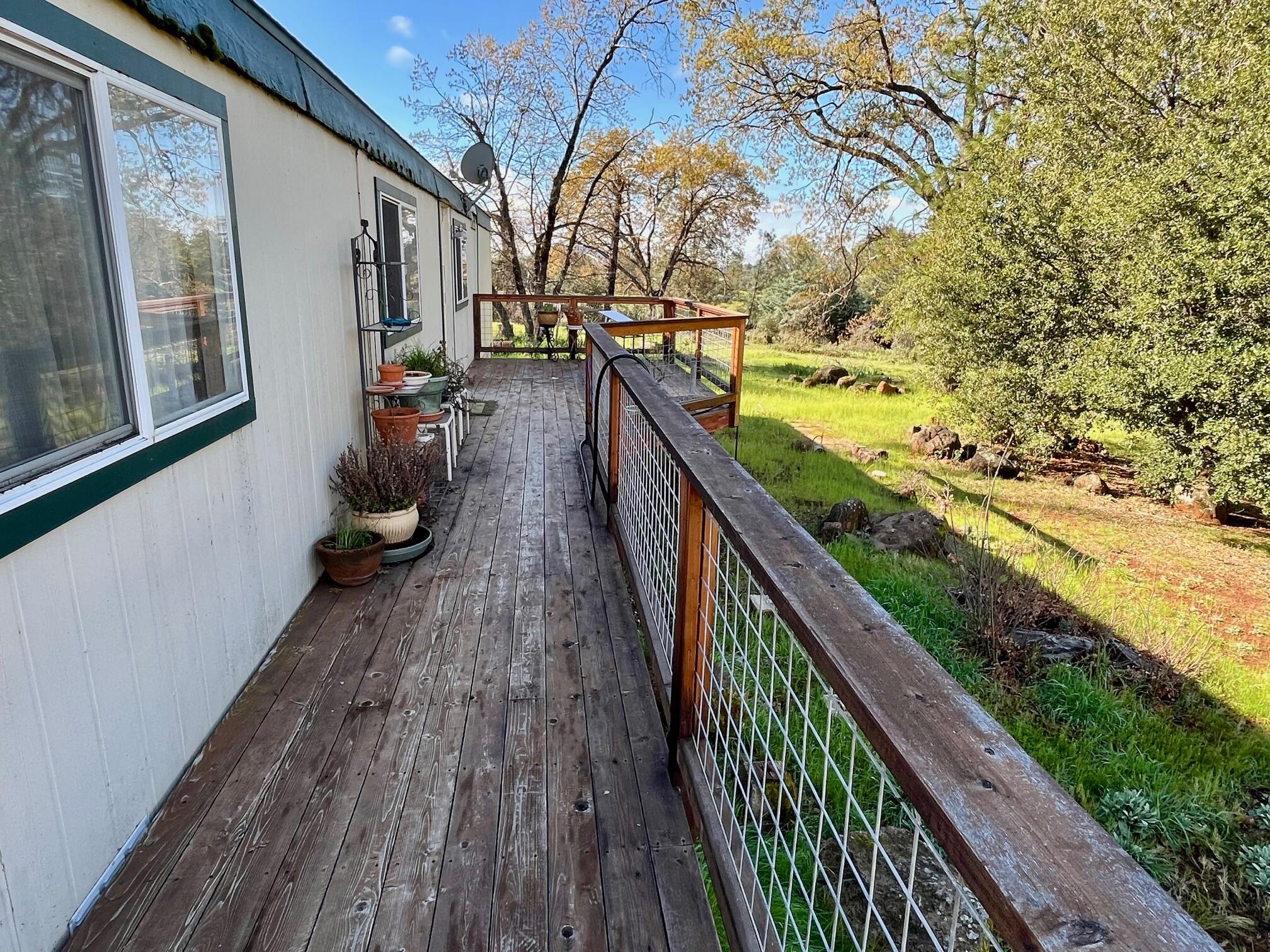 21875 Manton School Road Manton, CA 96059 - Photo 7 of 18 a view of a pathway with wooden stairs