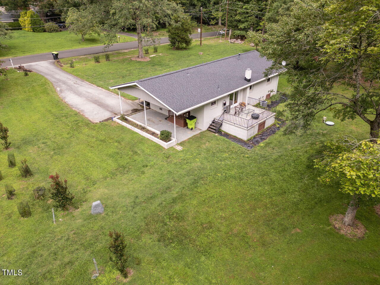 809 Lakeview Road Durham, NC 27712 - Photo 47 of 49 an aerial view of a house with a yard