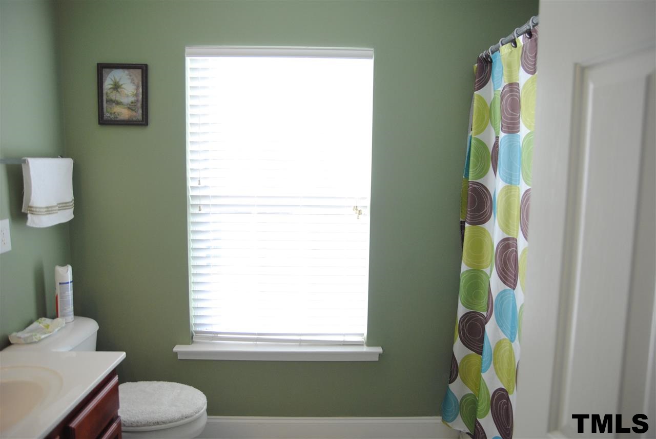 2504 Quarry Ridge Lane Raleigh, NC 27610 - Photo 10 of 16 a bathroom with a sink a toilet and a mirror