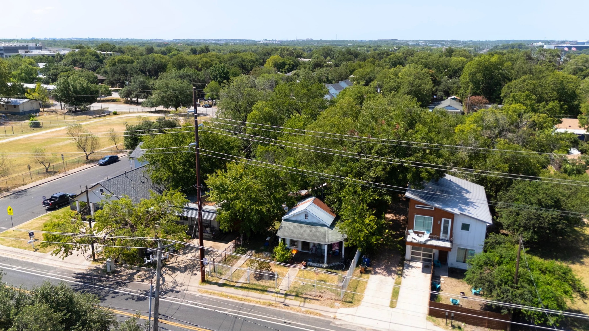 2907 East 5th Street Austin, TX 78702 - Photo 4 of 22 an aerial view of a house