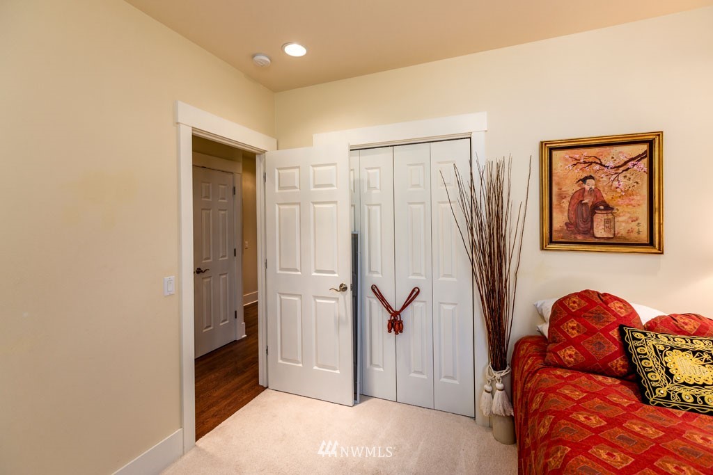 2397 Turn Point Road Friday Harbor, WA 98250 - Photo 19 of 25 a view of a hallway with closet and bathroom