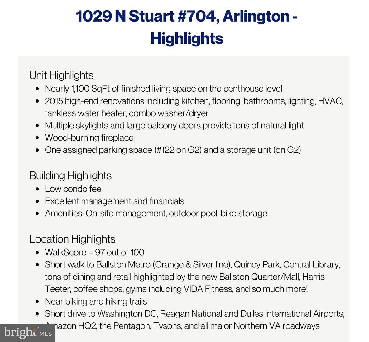 1029 North Stuart Street, Unit 704 Arlington, VA 22201 - Photo 43 of 44