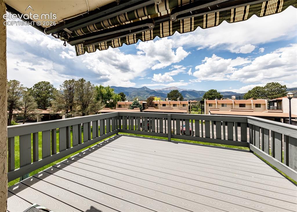 1034 Fontmore Road, Unit D Colorado Springs, CO 80904 - Photo 30 of 43 a view of balcony with wooden floor