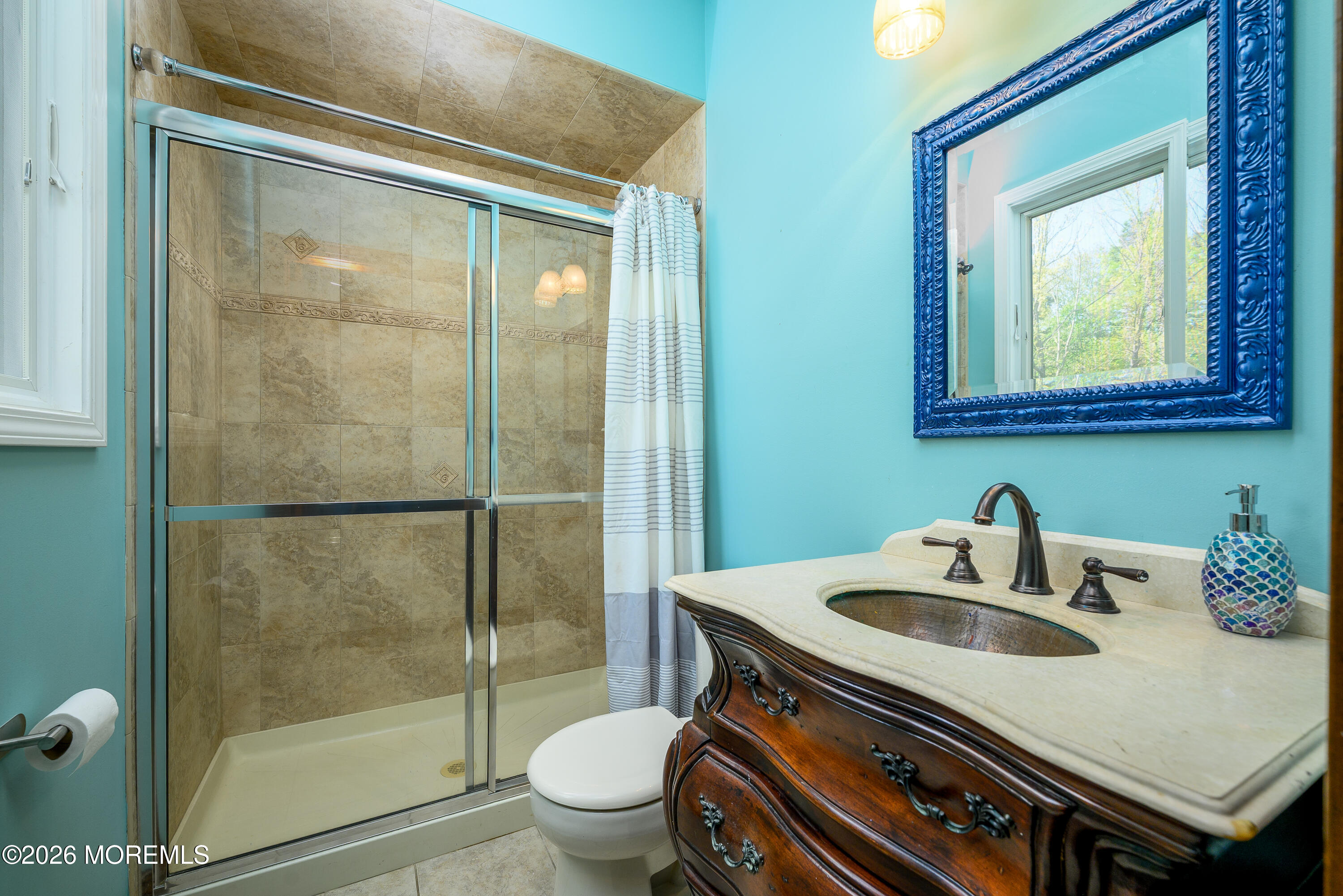 60 Partners Lane Freehold, NJ 07728 - Photo 17 of 56 a bathroom with a sink toilet and shower