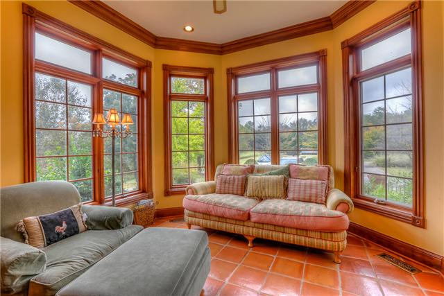 4403 Arno Road Franklin, TN 37064 - Photo 15 of 20 Sun room with Mexican tile floors and more of the fabulous views!