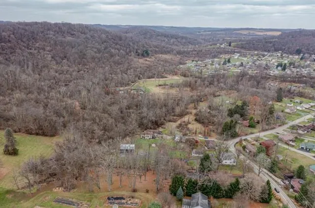 a view of a dry yard