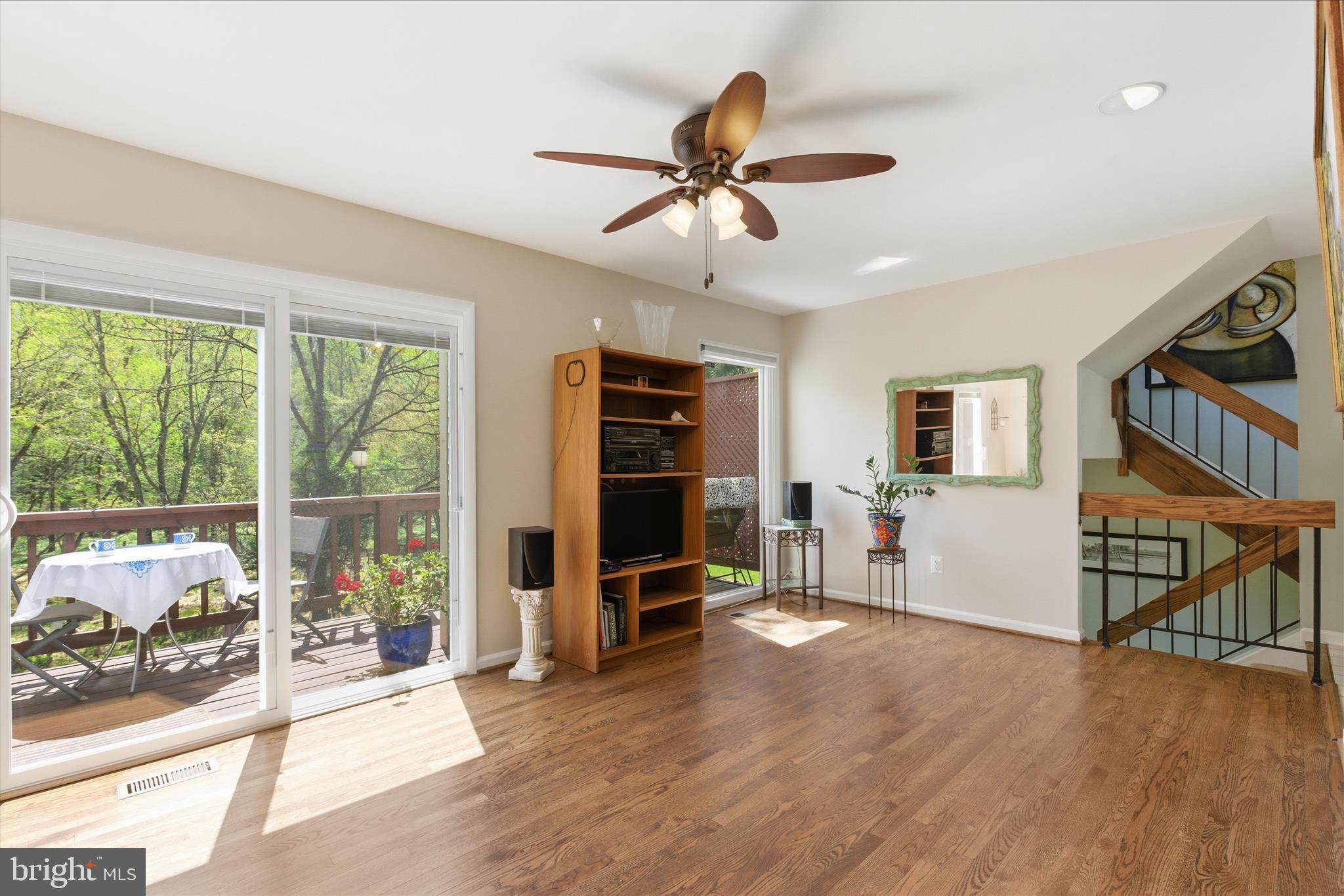 1943 Hickory Hill Lane Silver Spring, MD 20906 - Photo 17 of 54 a view of a livingroom with furniture and a ceiling fan