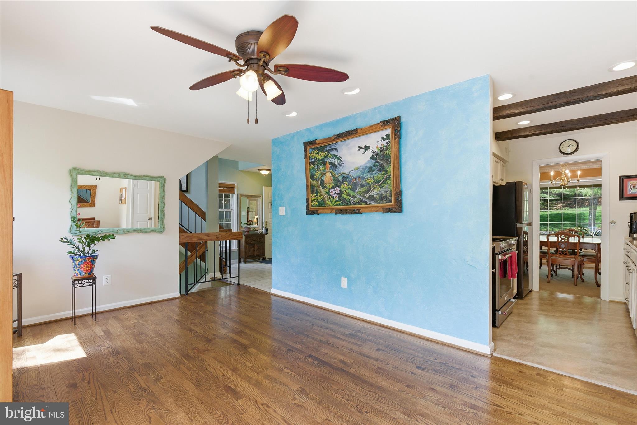 1943 Hickory Hill Lane Silver Spring, MD 20906 - Photo 19 of 54 a view of a livingroom with furniture and a ceiling fan