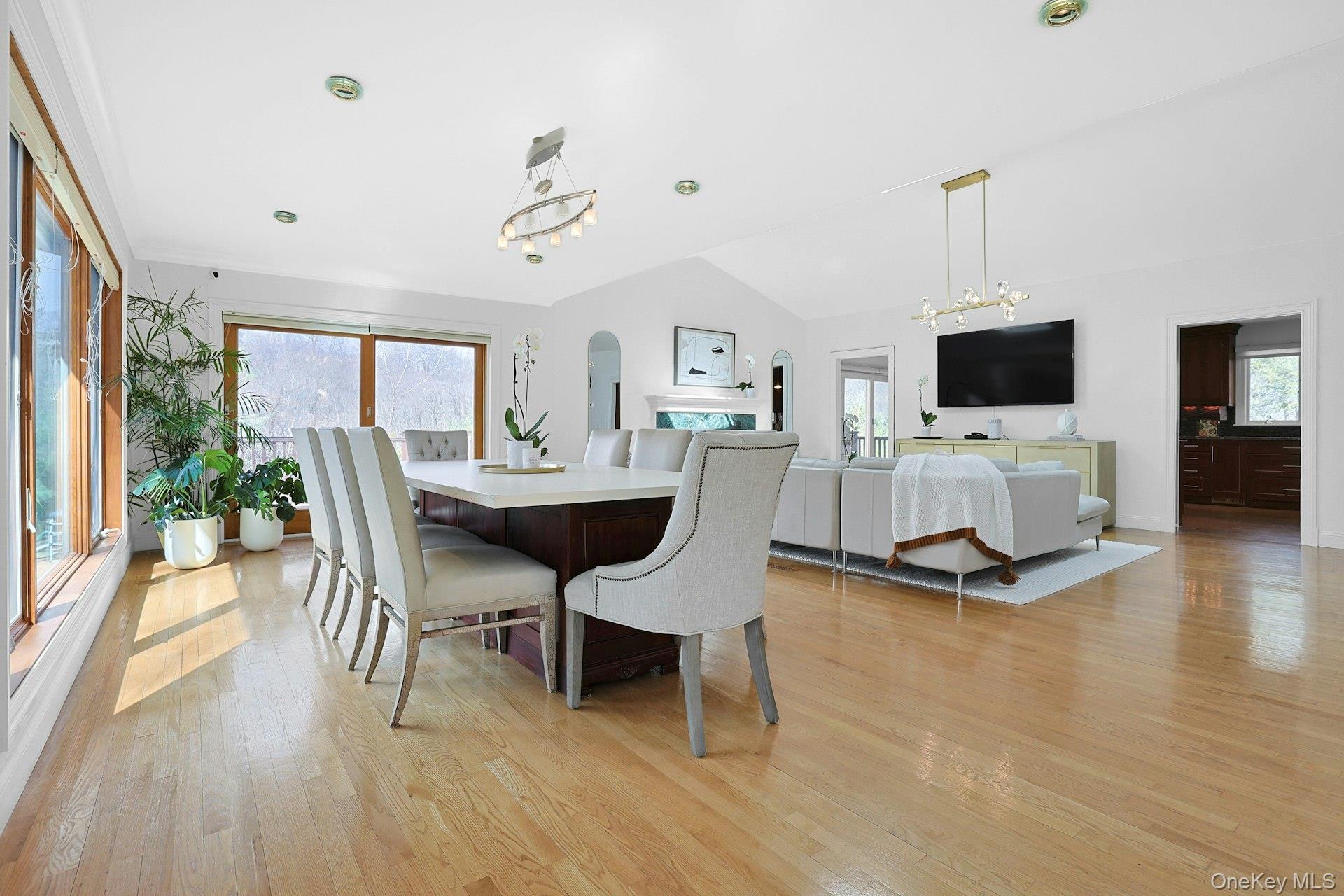 45 Sprain Valley Road Scarsdale, NY 10583 - Photo 7 of 26 A final view of this impressive open space that offers exceptional flexibility with a generous dining area, comfortable seating area, and two additional zones, perfect for music, reading, or recreation and easily adaptable to suit your needs.