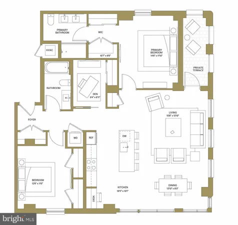 $7,450 | 950 3rd Street Northwest, Unit PH1306, Washington, DC 20001