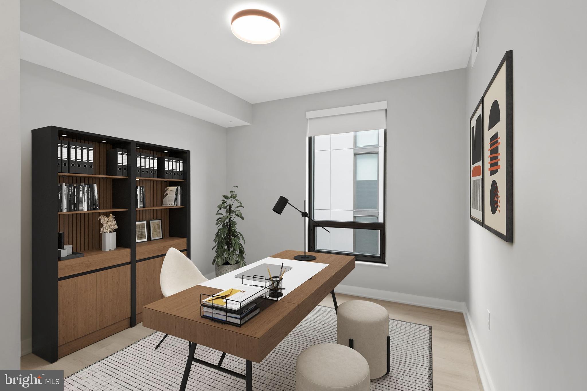 950 3rd Street Northwest, Unit PH1306 Washington, DC 20001 - Photo 28 of 37 a view of a workspace with furniture