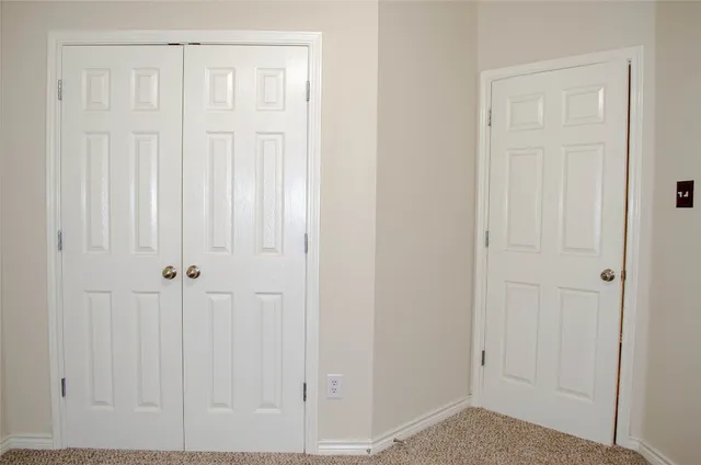 a view of a closet area