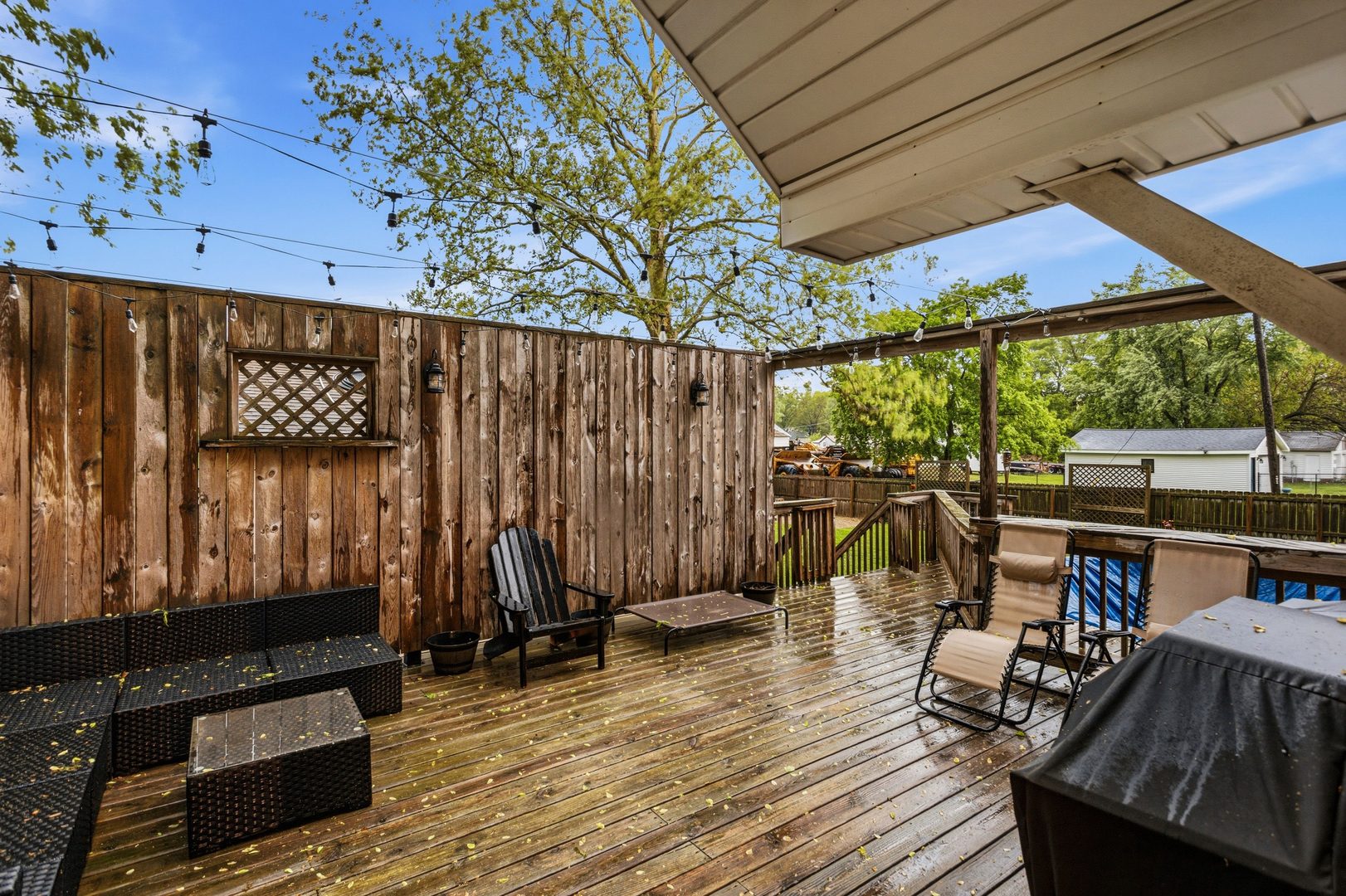419 South Hamilton Street McLean, IL 61754 - Photo 31 of 41 a view of outdoor space with seating space