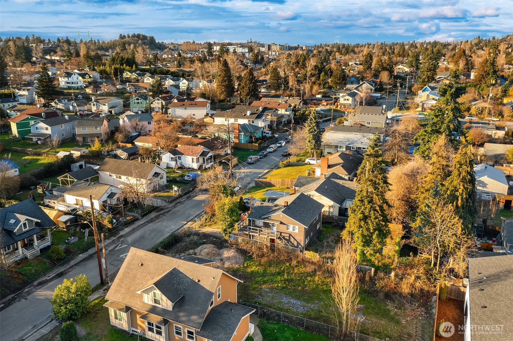 8444 46th Avenue South Seattle, WA 98118 - Photo 12 of 14 an aerial view of multiple house