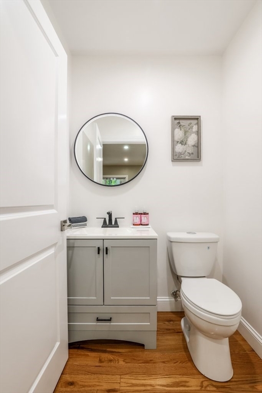 63 King Road Charlton, MA 01507 - Photo 21 of 40 a bathroom with a toilet and a mirror
