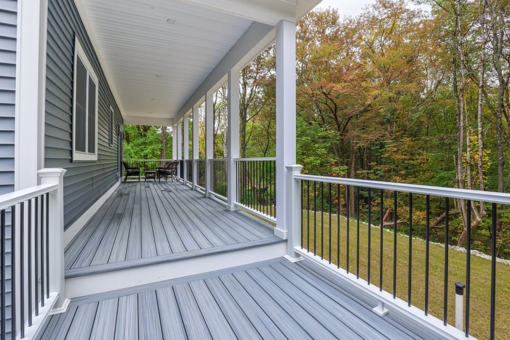 63 King Road Charlton, MA 01507 - Photo 10 of 40 a view of backyard with a deck