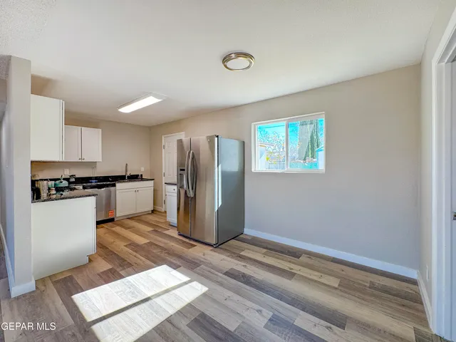 a view of hallway with stairs