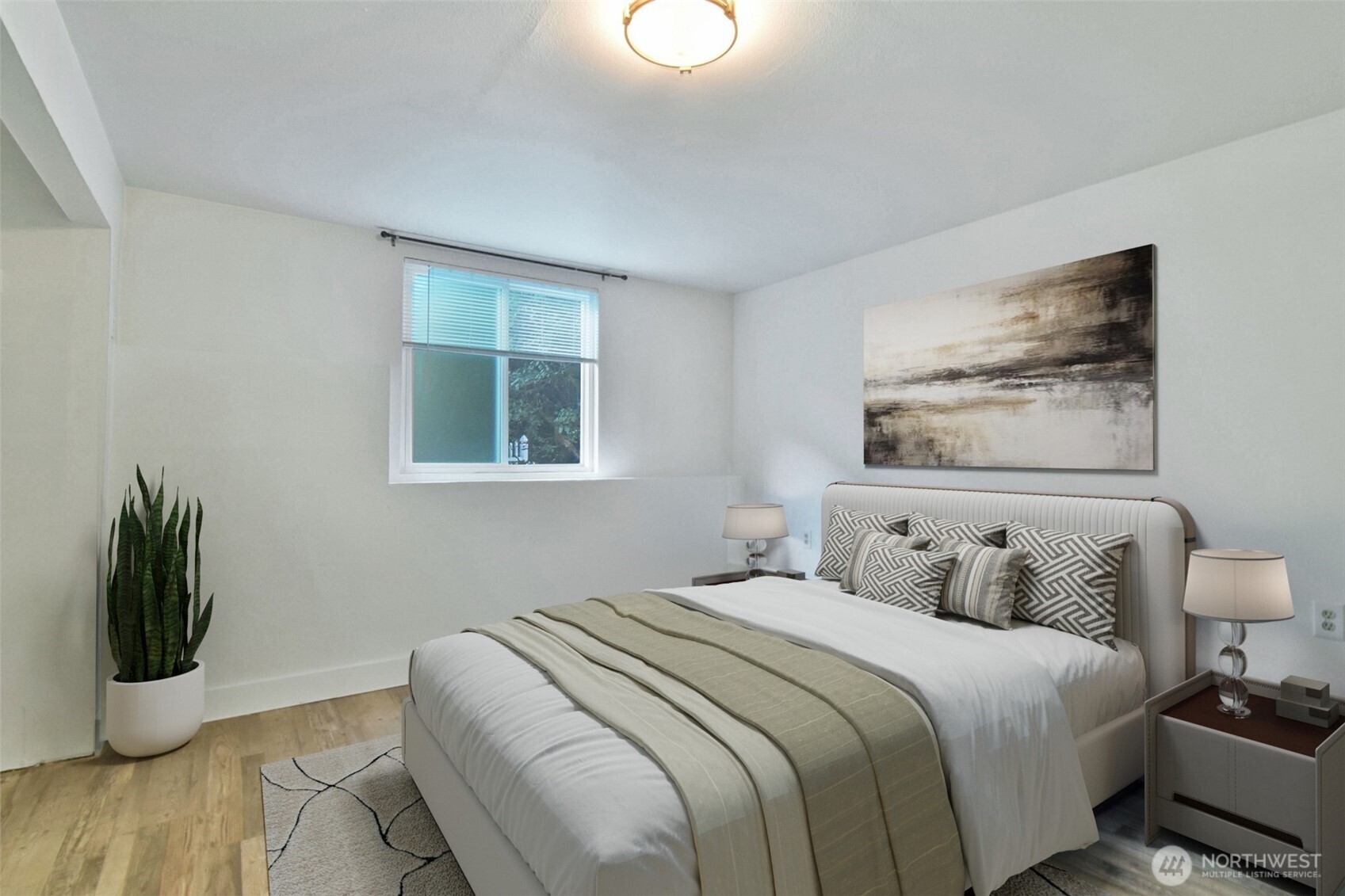 2120 178th Street Southeast Bothell, WA 98012 - Photo 28 of 38 a bedroom with a bed and a painting on the wall
