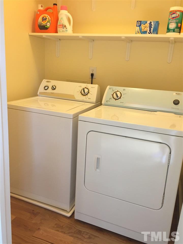 11309 North Radner Way Raleigh, NC 27613 - Photo 23 of 25 a utility room with dryer and washer