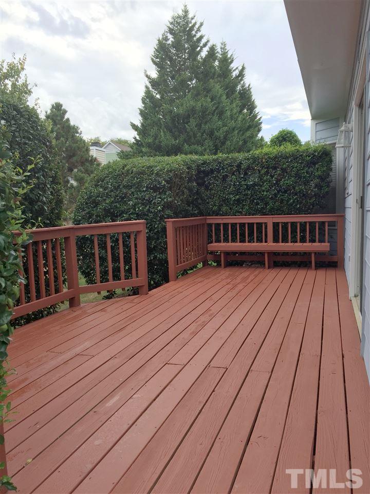 11309 North Radner Way Raleigh, NC 27613 - Photo 24 of 25 a balcony with wooden floor and outdoor space