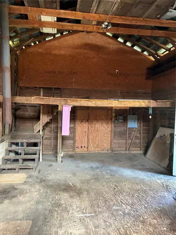 a backyard of a house