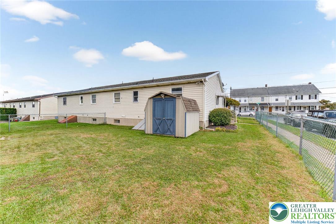 1026 Oak Street Coplay, PA 18037 - Photo 24 of 27 a view of a backyard with plants