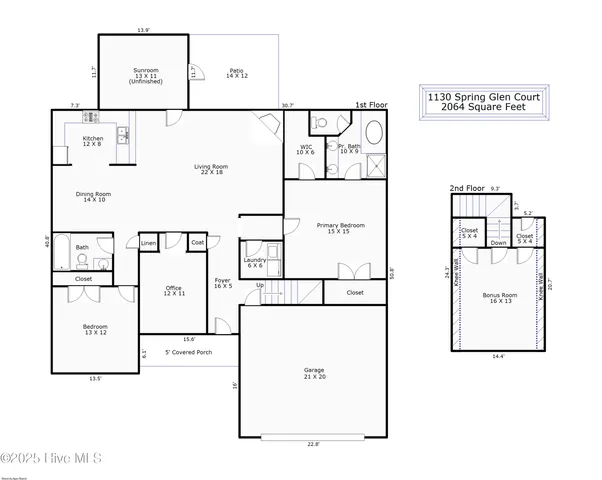 $458,000 | 1130 Spring Glen Court, Leland, NC 28451